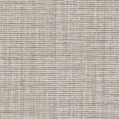 Schumacher Wallpaper ANODIZED RAFFIA WARM SILVER