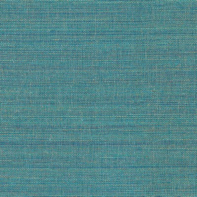 Schumacher Wallpaper HEMP SHIMMER PEACOCK SHIMMER