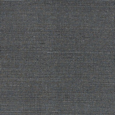 Schumacher Wallpaper HEMP SHIMMER SLATE SHIMMER