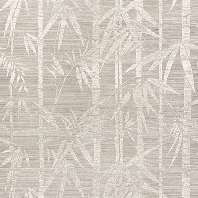 Schumacher Wallpaper LES BAMBOUS SISAL FOG