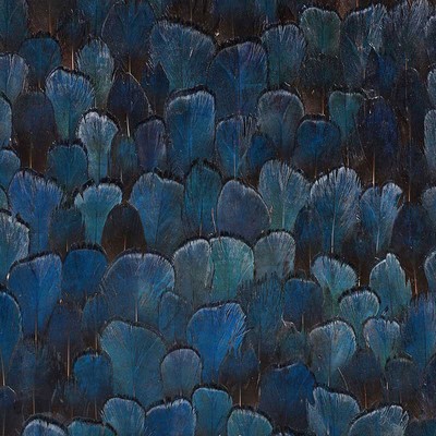Schumacher Wallpaper AMAZONITE DARK BLUE