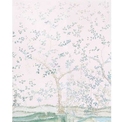 Schumacher Wallpaper MADAME DE POMPADOUR BLUSH