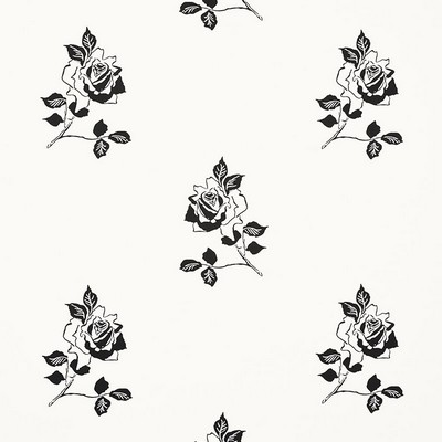 Schumacher Wallpaper ADELE BLACKWORK