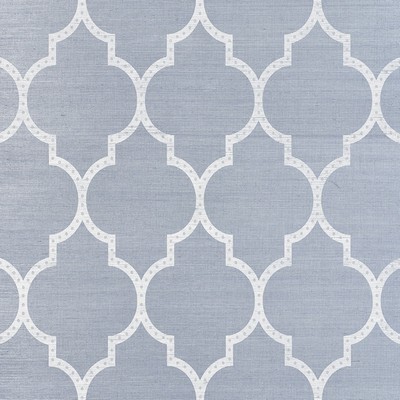 Schumacher Wallpaper ALGIERS SISAL CHAMBRAY