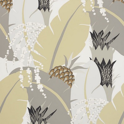 Schumacher Wallpaper ANANAS NEUTRAL