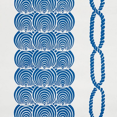 Schumacher Wallpaper CORALLINE BLUE