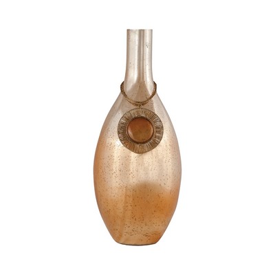 Sterling Vase Kothon 19-Inch Glass Vase In Blonde Sparrow Blonde Sparrow