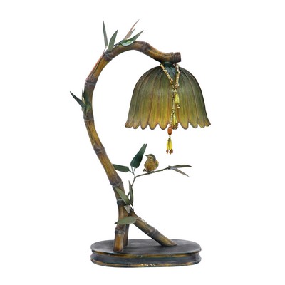 Sterling Perching Finch Lamp Burwell Bronze