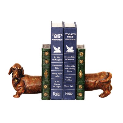 Sterling Pair of Peppy Bookends Brown