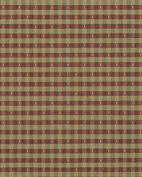 Covington Linley Gingham 623 Oregano red Fabric