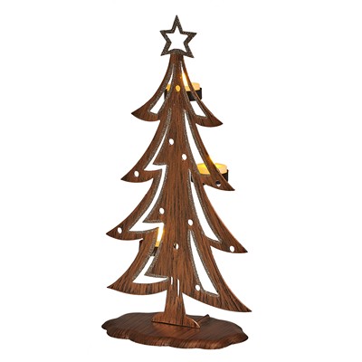 DecoFlair Candle Holder - Copper Tree Copper