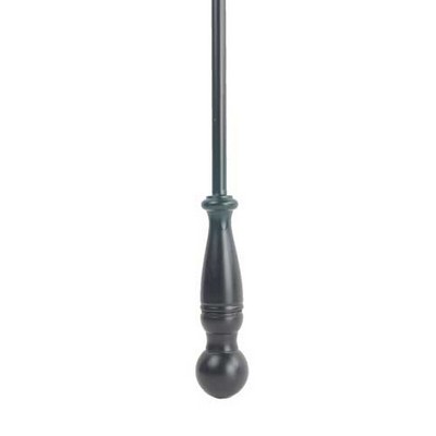 Stout Hardware Decorative Steel Wand BLACK
