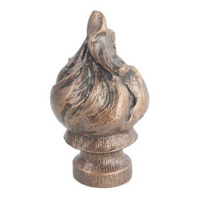 Stout Hardware Flame Finial for 1.5