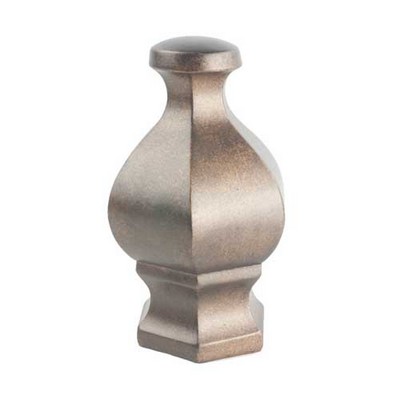 Stout Hardware Hex Finial for 1.5