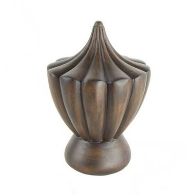 Stout Hardware TORCH FINIAL  CHOCOLATE