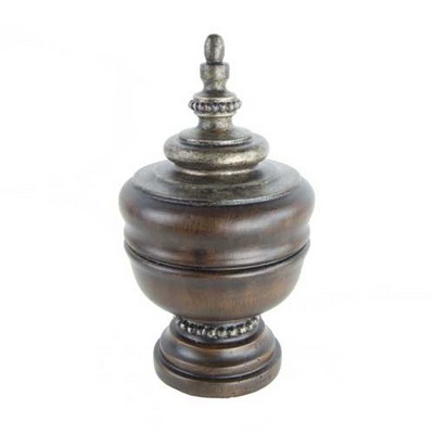 Stout Hardware SPINDLE FINIAL TRAVERSE CHOCOLATE