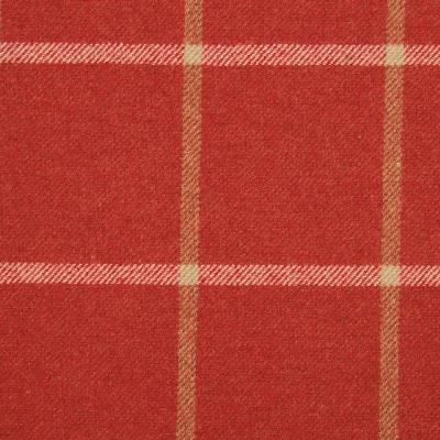 Robert Allen HELIOS PLAID LACQUER RED