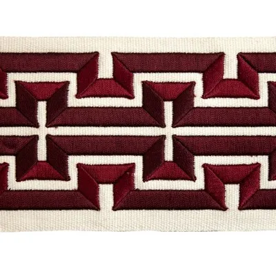 RM Coco Trim BD132 Border 4 Scarlet