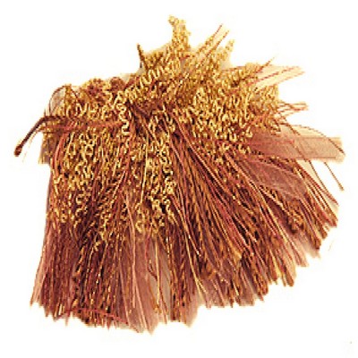 RM Coco Trim T1093 CURLY ROUCHE CHOC ICE