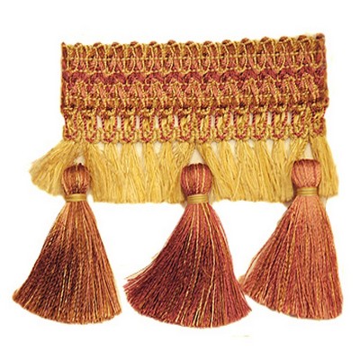 RM Coco Trim T1094 TASSEL FRINGE CHOC ICE