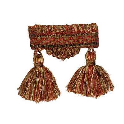 RM Coco Trim T1114 TASSEL FRINGE SANTA FE BRICK TASSEL FRG