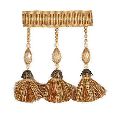 RM Coco Trim T1115 BEAD TASSEL F MORNING LATTE BEAD TSL FR