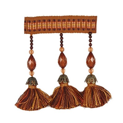RM Coco Trim T1115 BEAD TASSEL F SAFFRON BEAD TASSEL FRING