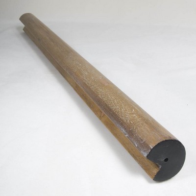 Kasmir Hardware 8 Foot Traversing Wood Pole Pickled Oak     