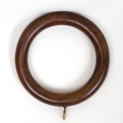 Kasmir Hardware Ring with Eyelet GF 400 2.5in ID Pecan           