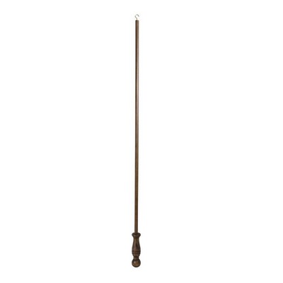 Kasmir Hardware 34.5 Inch Wood Baton GF 500 Walnut          