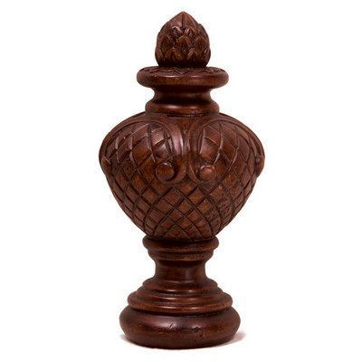 Kasmir Hardware Fanfare Finial Cherry          