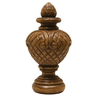 Kasmir Hardware Fanfare Finial Pine            