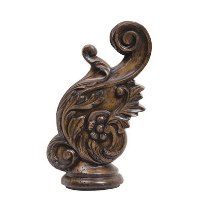 Kasmir Hardware Impromptu Finial Walnut          