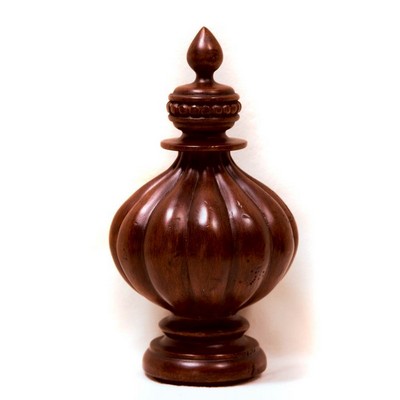 Kasmir Hardware Opus Finial Cherry          