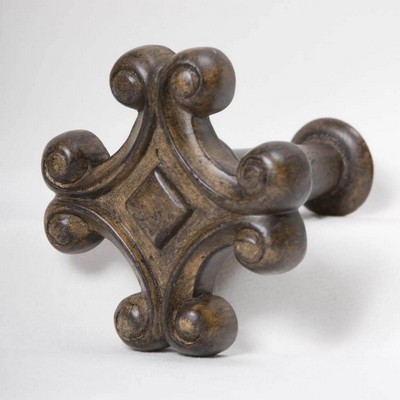 Kasmir Hardware Quadrille Holdback Walnut          