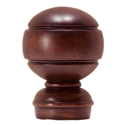 Kasmir Hardware Rondo Finial Cherry          