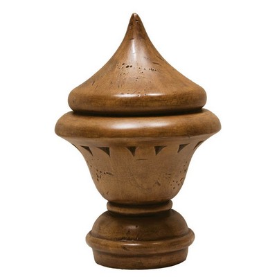 Kasmir Hardware Staccato Finial Pine            