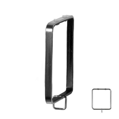 Kasmir Hardware Ne 400 Sm1       Brushed Steel   