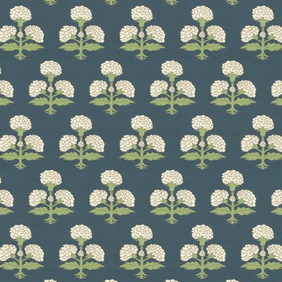 Stout Wallpaper W7857 HYDRANGEA 1 INDIGO