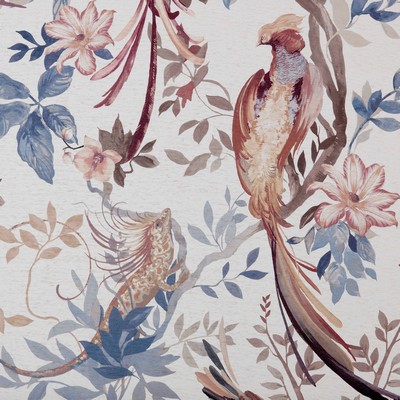 1838 Wallcoverings BIRD SONNET PAPERWEAVE (WP) # 02 CHAMBRAY