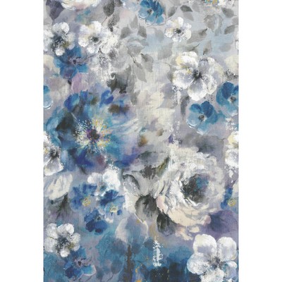 1838 Wallcoverings BLOOM (WP) # 01 SAPPHIRE