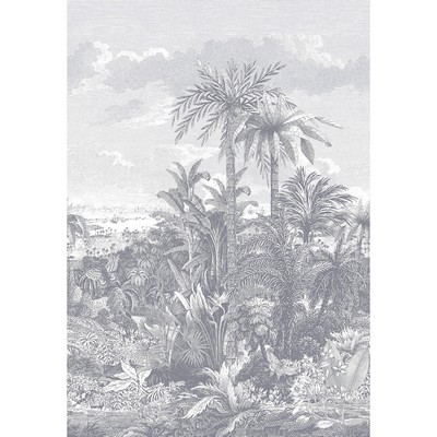 1838 Wallcoverings PARADISE FOUND(WP) # 02 MONOCHROME