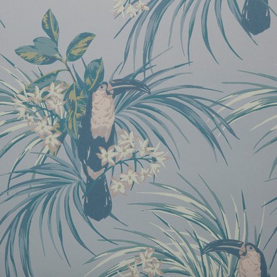 1838 Wallcoverings LE TOUCAN (WP) # 01 PALE BLUE