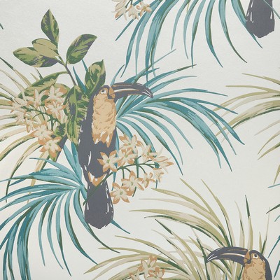1838 Wallcoverings LE TOUCAN (WP) # 03 EMERALD