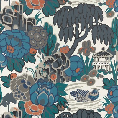 1838 Wallcoverings MANDARIN GARDEN (WP) # 03 INK