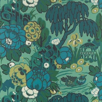 1838 Wallcoverings MANDARIN GARDEN (WP) # 04 JADE
