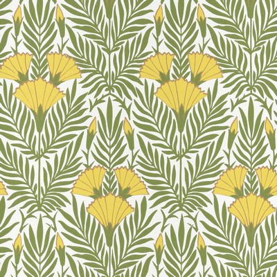 1838 Wallcoverings FLORAL FANFARE (WP) # 01 VIVID YELLOW