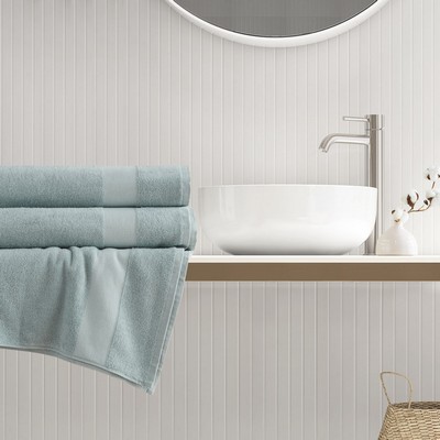 Olliix 500GSM Plush 2pc XL Towel Set Seafoam
