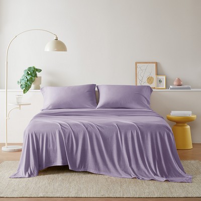 Olliix Cotton Blend Jersey Knit Purple