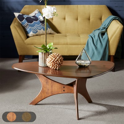 Olliix Blaze Triangle Wood Coffee table Brown